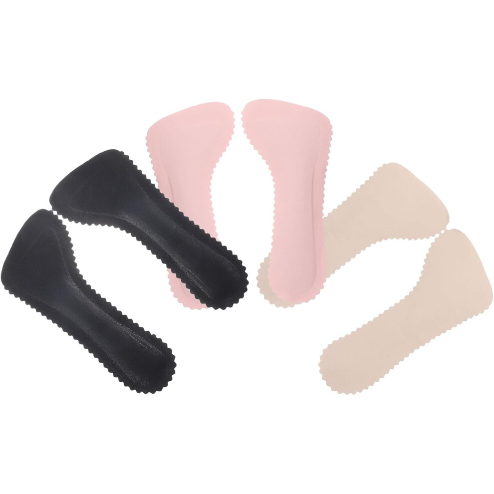 Hkhbjs 3Pairs Heel Blisters Prevention Heel Pads Wear-Resistant High Cushion Inserts For Women