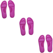 3 Stück Ein Paar langsam dämpfende, saugfähige Einlegesohlen aus Memory-Schaum für Damenschuhe
