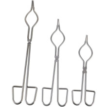 3-teiliges Set Tiegelzangen, biochemische Becherglasklemmen, hochtemperaturbeständige Keramikklemmen für den Laborgebrauch