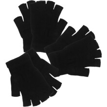 3 Paar fingerlose Winterhandschuhe, Halbfingerhandschuhe
