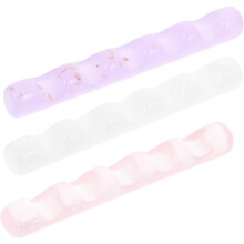 3-teiliges Stiftehalter-Set aus Acryl für den Schreibtisch, ideal für Nageldesign-Pinsel und als Büro- und Heimdekoration