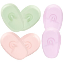 Tampas de orelha de silicone para tintura de cabelo 3 pares de tintura de cabelo impermeável resistente à alta temperatura