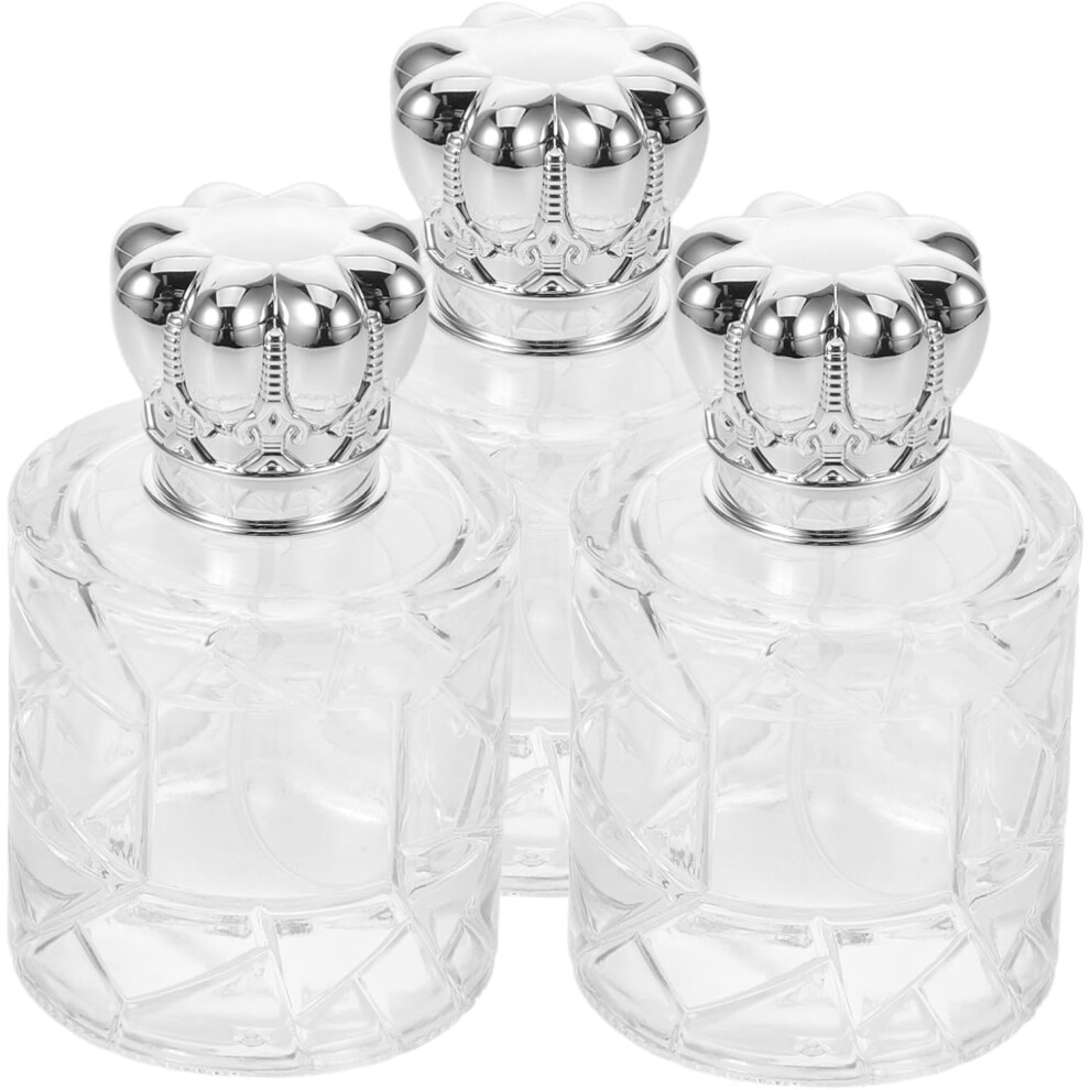 Hkhbjs 3Pcs Glass Perfume Bottle Empty Refillable Atomizer For Travel Parties Holidays Perfume Bottles Sample Holder