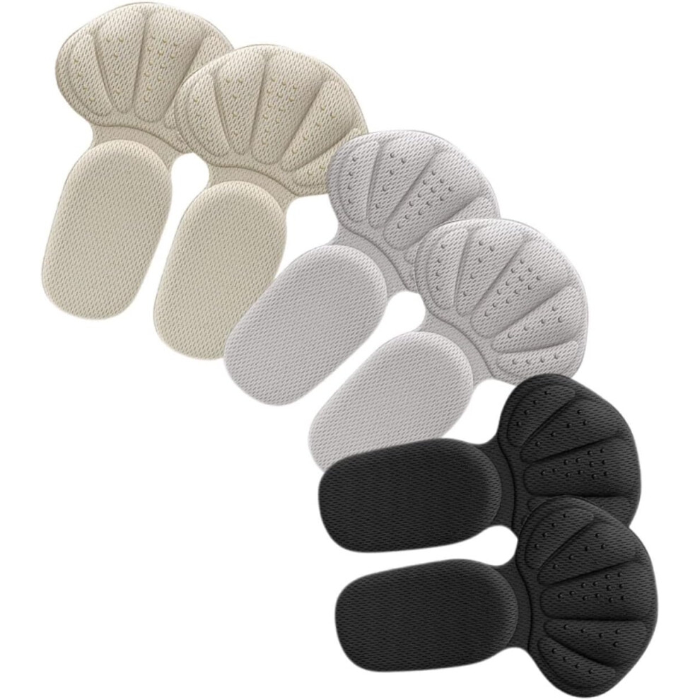 Hkhbjs 3Pairs Heel Cushion Inserts For High Heel Shoes Back Of Cushion Pads Shoe Pads