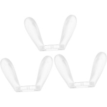 3er-Pack rutschfeste Silikon-Nasenpads für Kinderbrillen, Ersatz für U-förmigen Nasensteg