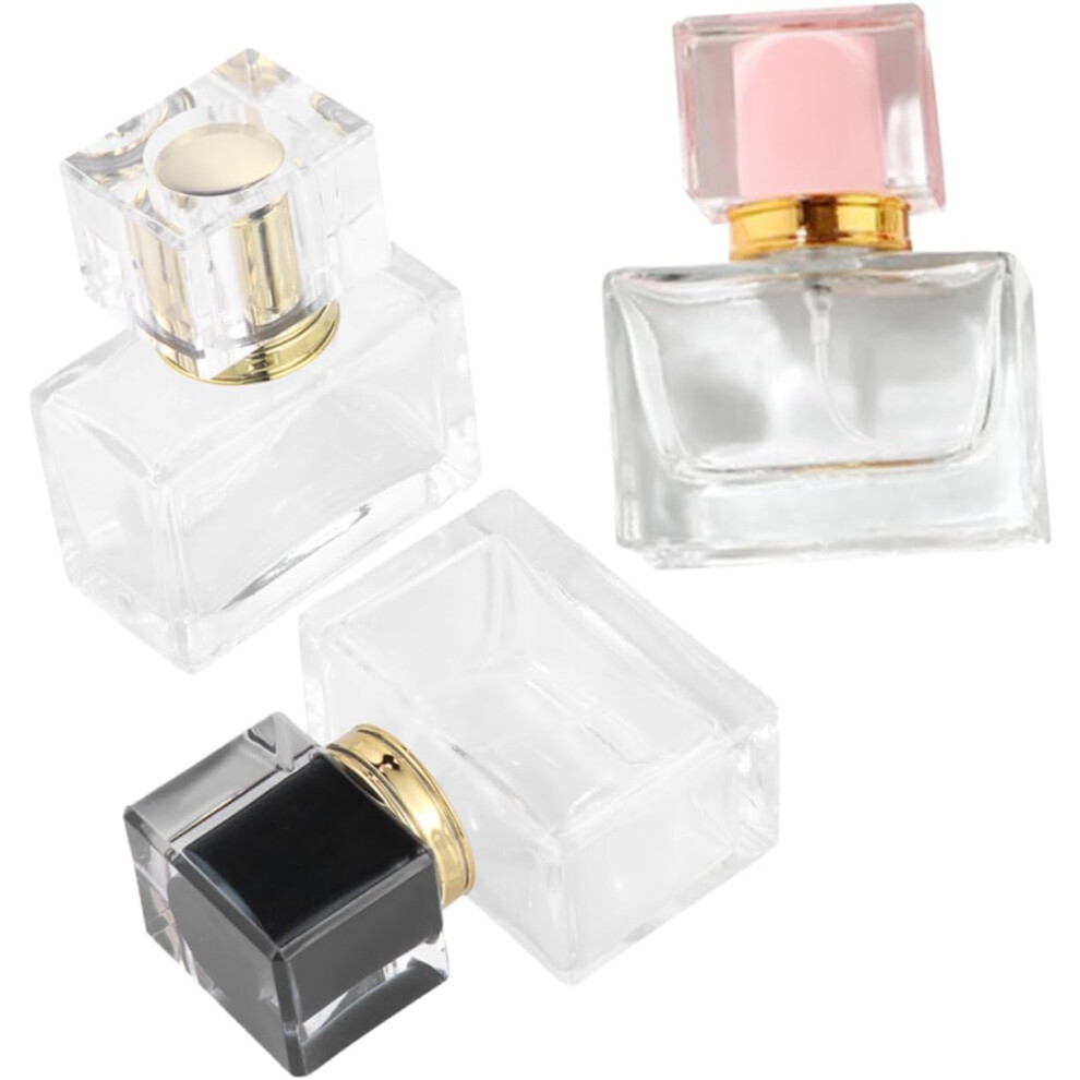 Hkhbjs 3Pcs Empty Perfume Bottles Glass Perfume Dispenser Bottles Travel Sample For Daily Use