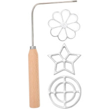 DIY-Lesezeichen-Bastelset mit Trockenblumenrahmen und einfach zu bedienendem Kunststoffwerkzeug