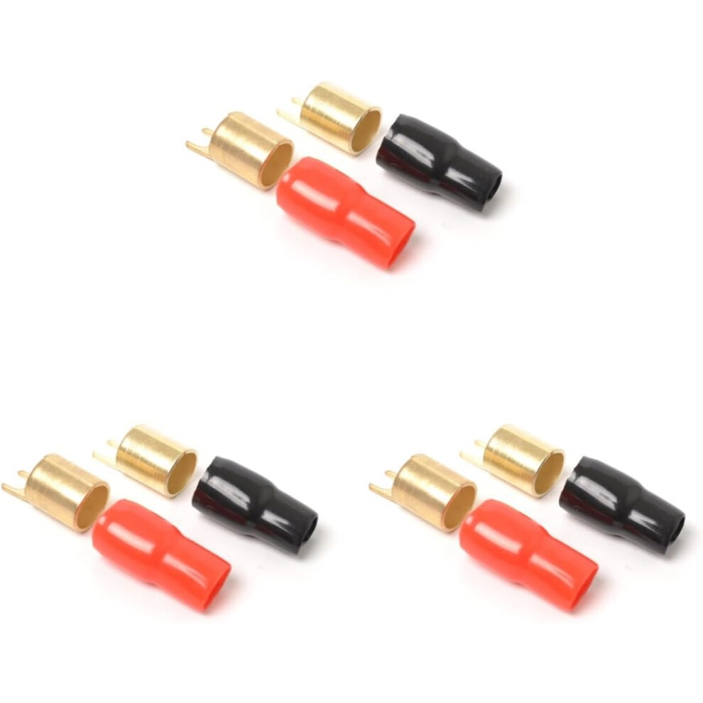3Pairs Gauge Spade Terminal Crimp Connectors For Speaker Wire Insulated Crimp Terminals 5455468334351