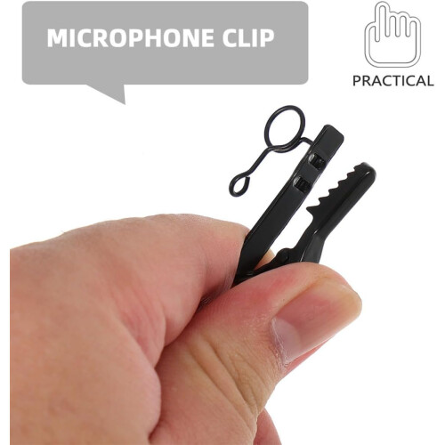 Kit de repuesto de 15 clips metálicos para micrófono de solapa 2