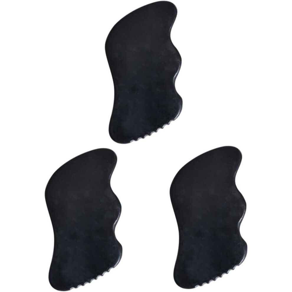 Hkhbjs 3Pcs Scraping Plate Jade Stone Massaging Plate Gua Sha Tool For Men Women Massage Tool