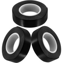3 Rollen schwarzes, selbstverschweißendes Gummi-Isolierband, Hochtemperatur-Isolierband