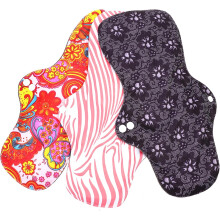 3pcs Washable Menstrual Pad Reusable Sanitary Pad Bamboo for Girls Feminine Hygiene Postpartum Use