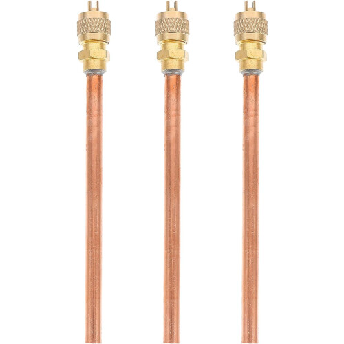 3pcs Copper Refrigeration Tool Air Conditioner Service Valves