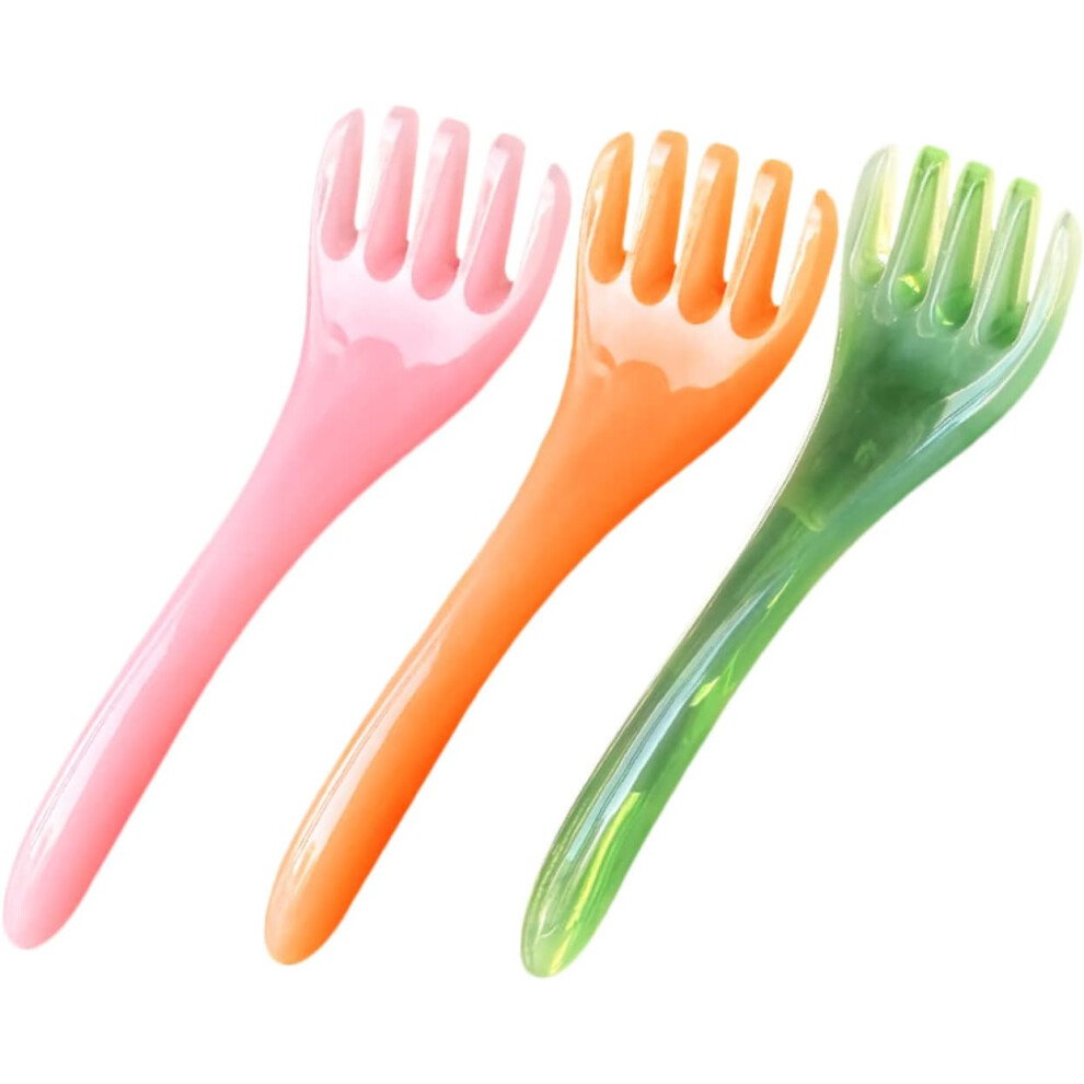 Hkhbjs Unisex 3Pcs Meridian Comb Scalp Massage Tool Resin Hair Scratcher For Scalp Massage And Hair Care For Daily Use