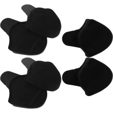 Lot de 3 coussinets d'oreille pour casque de moto avec protection coupe-vent et respirabilité confortable