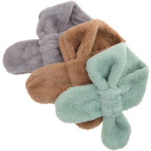 3-delige peutersjaal voor meisjes en jongens, warm in de winter, gemaakt van huidvriendelijk imitatiebont.