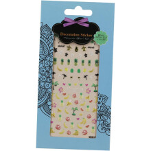 3sheets Self-Adhesive Nail Art Stickers for Women DIY Manicure Decor Pineapple Style Fashion Unique Nails