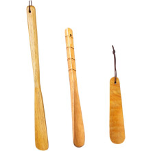 3-teiliges Set Schuhanzieher aus Bambusholz – Ergonomisches, tragbares Schuhheber-Werkzeug