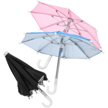 3er-Pack Mini-Sonnenschirme, leichtes Zubehör fürs Radfahren, kleine Regenschirme für draußen, Sonnenschutz fürs Handy, tragbar, DIY-Bastelset