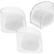 3-teiliges Set Aufbewahrungsboxen aus Kunststoff für Uhren, Armbänder und Schmuck.