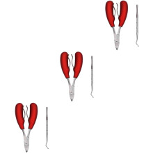 3-teiliges professionelles Nagelknipser-Set mit Nagelfänger und breiten Backen zum Entfernen eingewachsener Nägel und zum Kürzen