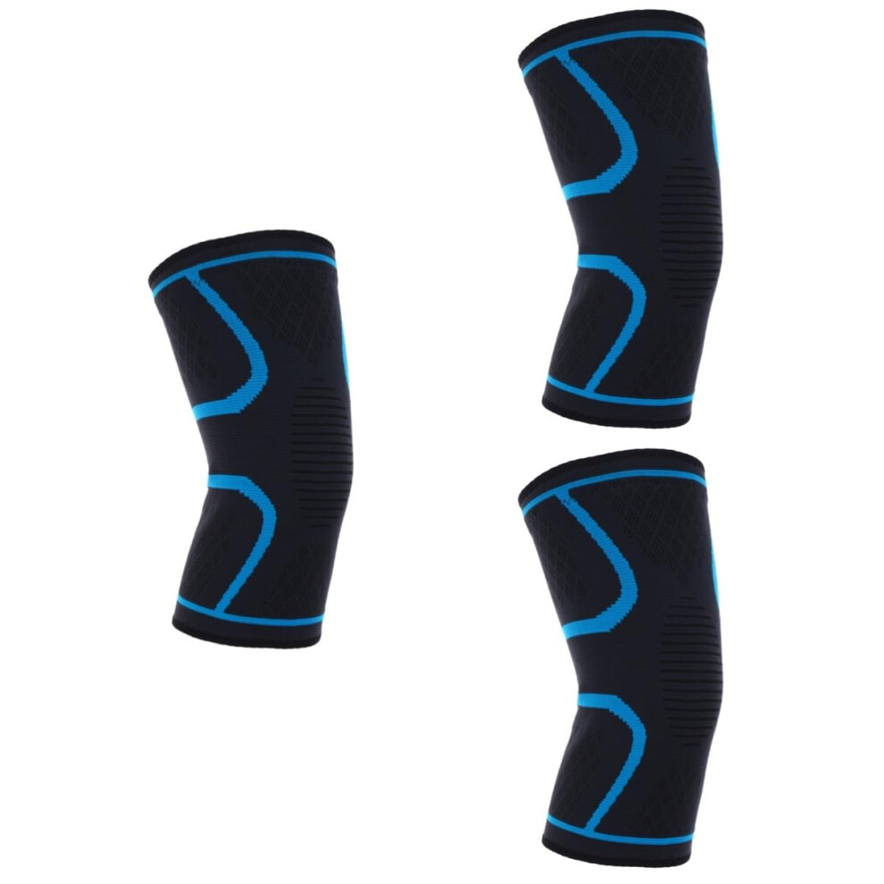 Hkhbjs 3Pcs Sports Support Sleeves For Knee Pain Relief Running Workout Protective Gear Thigh Compression