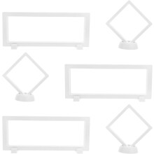 Schwebende Vitrine mit elegantem und stilvollem Design, 6-teiliges Set, einfache Montage und vielseitige Verwendung