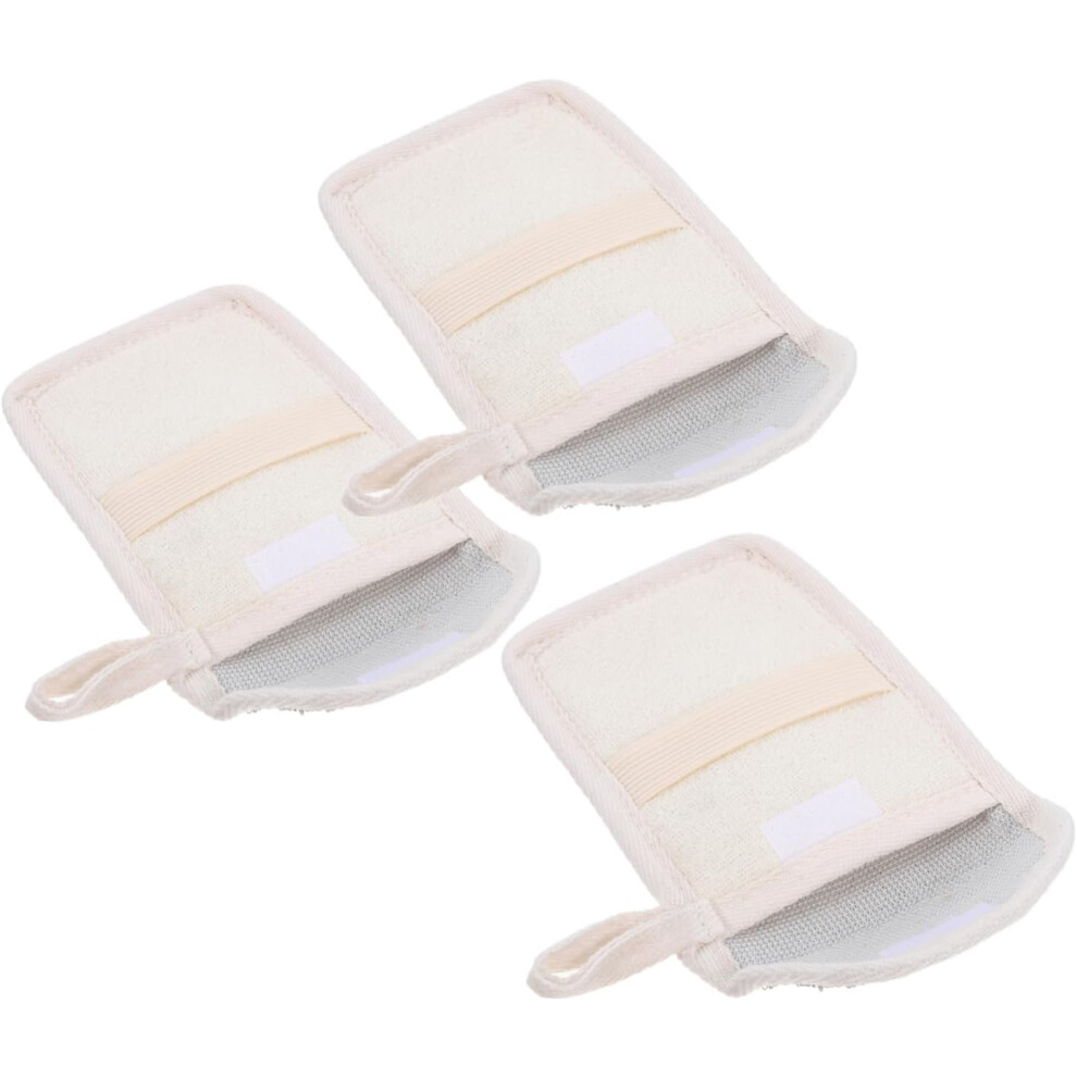 Hkhbjs 2Pcs Cotton Linen Flour Pouch Set Drawstring Closure, Large Capacity Reusable Storage Bags