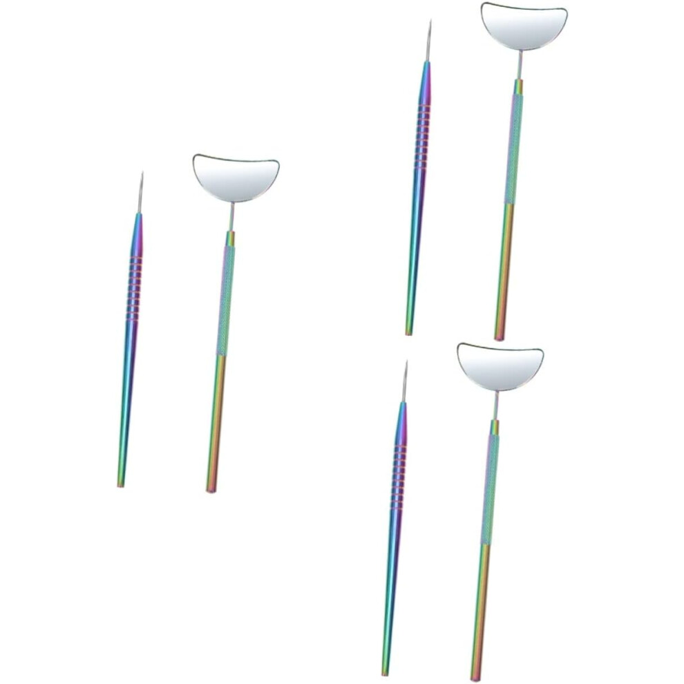 Hkhbjs 3 Sets Eyelash Special Extension Mirror Rod For Beauty Salon Professional Lash Grafting Tools