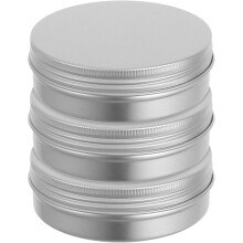 3er-Pack Seifenhalter aus Aluminium, 100 ml (83  25 mm), abtropffähig, leicht