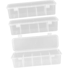 3-teilige Aufbewahrungsbox für Haaraccessoires mit mehreren Fächern für Haargummis, Haarspangen und Kabel – vielseitige PP-Aufbewahrungsbox