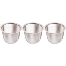 3-teiliges Teefilter-Set aus Edelstahl für Teekannen und Kaffeekannen – einfaches und durchdachtes Design