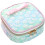 3pcs Mesh Embroidered Sanitary Napkin Storage Bag Cosmetic Square Bag Zipper 1