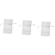 3er-Set Schmuckbeutel mit Kordelzug, Gastgeschenktüten für Hochzeiten, tragbare Geschenkbehälter