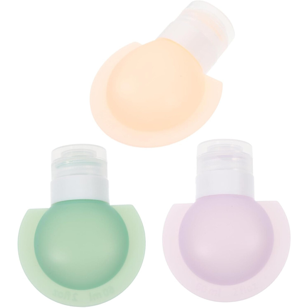 Hkhbjs 3Pcs Travel Toiletry Travel Bottles Squeeze Cap Portable Silicone Shampoo Dispenser Shampoo Conditioner