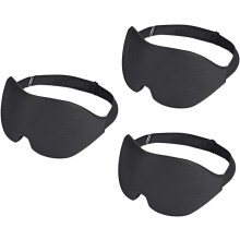 3er-Pack verstellbare Schlafmasken für Zuhause und unterwegs – bequeme Schlafmaske