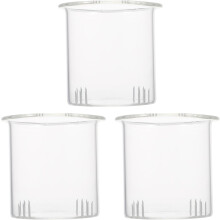Teesiebe und herausnehmbarer Teeeinsatz, 3-teilig, feinmaschiger Filter für 600-ml-Glasteekanne, geeignet