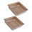 Multifunctional 11Cm Square Nonstick Baking Pan Baking-Gold 1