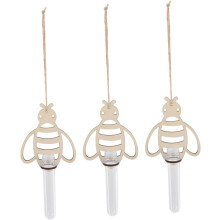 3pcs Wall Hanging Vase Hanging Flowerpots Wall Mount Hydroponics Planter
