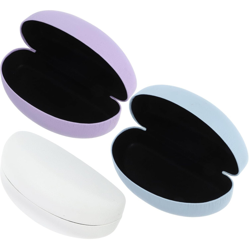 Hkhbjs 3Pcs Hard Shell Sunglasses Case Set For Women And Men, Portable Eyewear Organizer