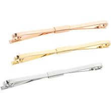 Lot de 3 pinces à cravate pour homme, épingles à cravate classiques, fermoir pour vêtements, pour réunions et mariages.
