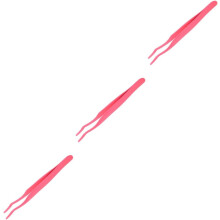 3-teiliges Set mit Pinzette für künstliche Wimpern, Make-up-Werkzeugen, Edelstahlpinzette, Wimpernclips, Beauty-Set