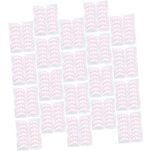 30 Blatt Wimpernpositionierungsaufkleber, isolierte Wimpernaufkleber für Wimpernverlängerungen und -büschel