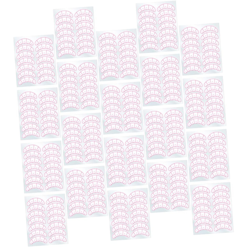 Hkhbjs 30 Sheets Eyelashes Positioning Stickers Eyelashes Isolated Sticker For Lash Extensions Clusters Application