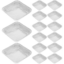 Einweg-Backformen aus Aluminiumfolie, 30 Stück, quadratische Formen (8 x 8 Zoll)