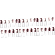 30 wiederbefüllbare Glas-Rollflaschen mit Deckel für ätherische Öle, ideal für Reisen und die Hautpflege