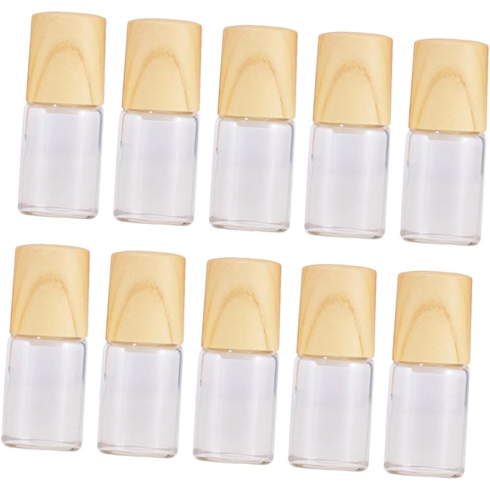 Hkhbjs 30Pcs Essential Oil Roller Bottles Empty Refillable Glass Sample Bottle For Essential Oil Leakproof