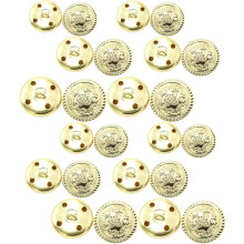 30-teiliges Set mit Retro-Knöpfen aus Kupfer, passend für Jeans, Mäntel und Jacken