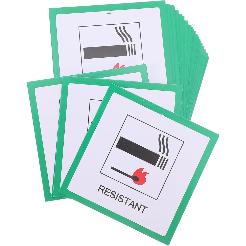 30Pcs Fire Safety Warning Tags For Furniture Flame Resistant Safety Label Stickers For Indoor Use Random Color 5455468295751