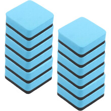 Paquete de 30 mini borradores magnéticos para pizarra blanca, borradores de borrado en seco para aulas.